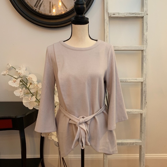 CLEARANCE ✨Sweater Front Wrap With Tie - Picture 4 of 8